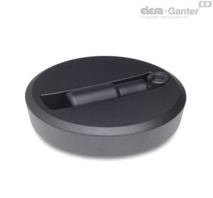 GN 923.3-K Volantes com Pega Retrátil Com chaveta DIN 6885-1 P9