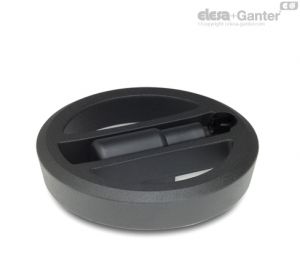 GN 924.7-B Handwheels with Retractable Handle Without keyway