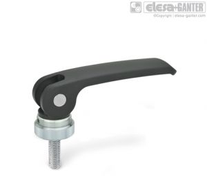 GN-927 Clamping levers with eccentrical cam with threaded stud