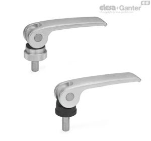 GN 927.3-63-M6-16-A Clamping Levers with Eccentrical Cam with Threaded Stud
