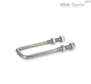 GN 951.2-NI Square U-Bolts Stainless Steel