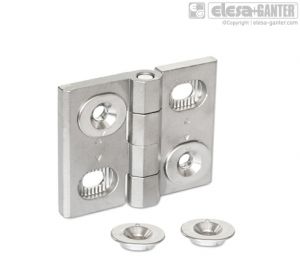 GN 127-A4 Hinges stainless steel a4
