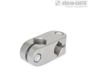 GN 131-B20-B20-2-NI Two-way connector clamps stainless steel