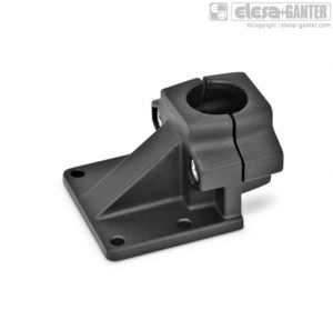 GN 166 Off-set base plate connector clamps