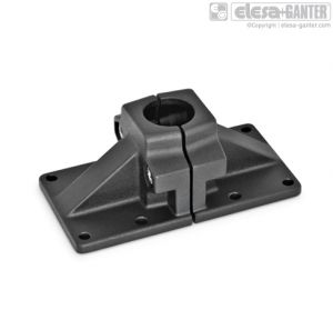 GN 167 Wide base plate connector clamps