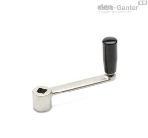 GN 269 Stainless Steel Cranked Handles Stainless Steel-Cranked handles