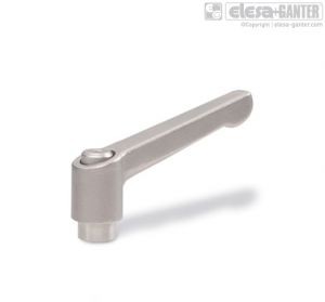 GN 300.5 Adjustable Stainless Steel-Hand levers with bushing