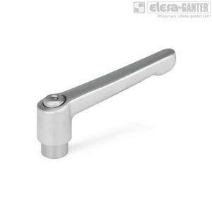 GN 300.6 Adjustable Stainless Steel-Hand levers with bushing