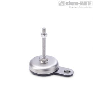 GN 33-S/SK Stainless Steel-Levelling feet with/ without nut, external hexagon at the bottom