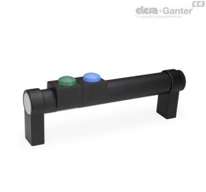 GN 331-T2-1 Tubular Handles With 2 buttons, without emergency stop
