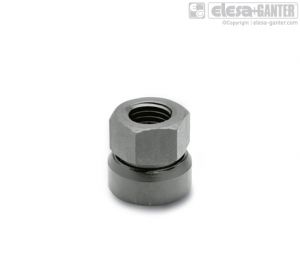 GN 347 Hexagon nuts with ball socket
