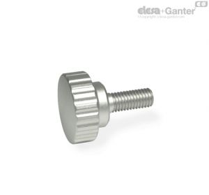 GN 535 Stainless Steel-Knurled screws