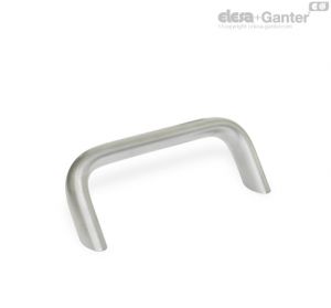 GN 565.7 Inclined Stainless Steel-Cabinet U-handles