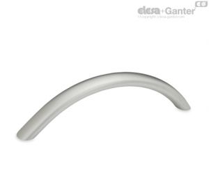 GN 565.9-A Arch Handles Mounting from the back (threaded blind bore)