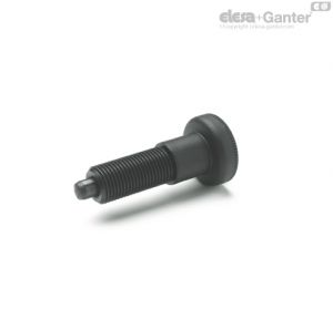 GN 613 Indexing plungers Steel with Plastic knob