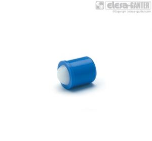 GN 614-KD Spring plunger housing and ball plastic