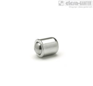 GN 614-10-NI Spring plunger stainless steel