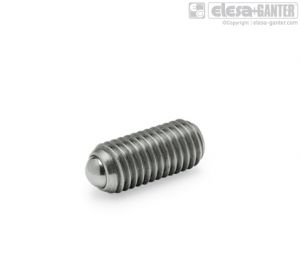 GN 615.3-M12-KN-PFB Spring plungers, stainless steel