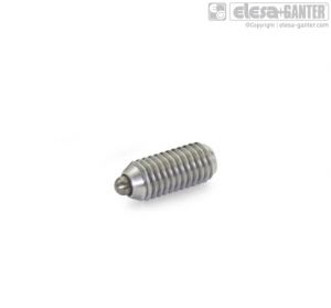 GN 615.4-BN/BSN Spring plungers, stainless steel