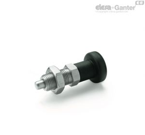 GN 617-NI Indexing Plungers Stainless Steel with plastic knob