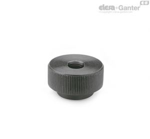 GN 6303.1 Porcas de Liberação Rápida Recartilhadas de aço