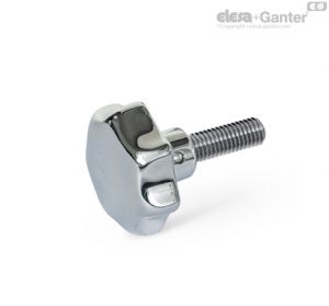 GN 6336.5-A4P Star Knobs Stainless steel AISI 316