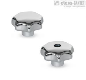 GN 6336 Stainless Steel-Star knobs
