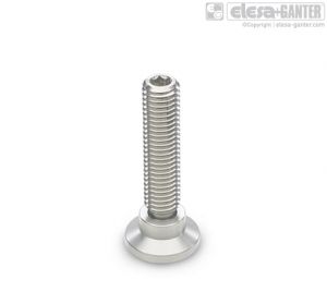 GN 638-NV Ball jointed levelling feet stainless steel