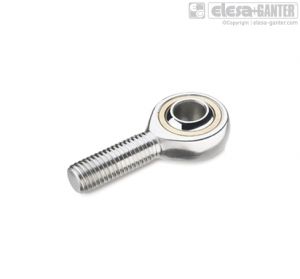 GN 648.6 Stainless Steel-Ball joint heads with threaded bolt