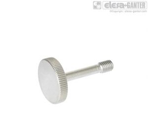 GN 653.2-NI Knurled screws knurled screws, stainless steel