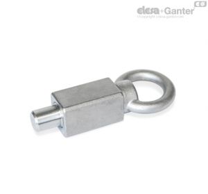 GN 722.4-A4 Posicionadores Aço Inoxidável, sem Posição de Repouso