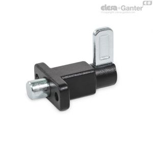 GN 722.5-E-ST Indexing Plungers Steel, with Rest Position, with Latch