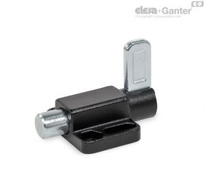 GN 722.6-E-ST Indexing Plungers Steel, with Rest Position, with Latch