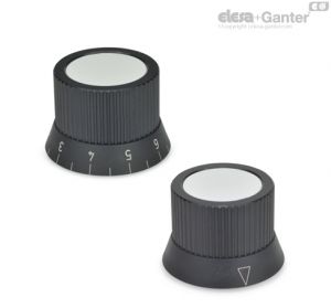GN 726.2-34-B8-S-1 Control Knobs Knurled Control knobs