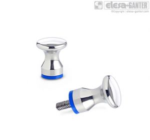 GN 75.6 Stainless Steel-Waist shaped knobs with female thread