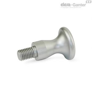 GN 75.5-E Manípulos em forma de cogumelo Com perno roscado