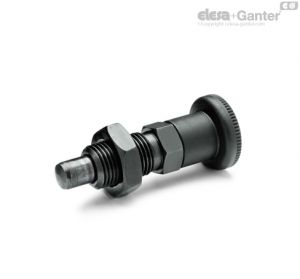 GN 817-ST Indexing plungers Steel, with plastic knob