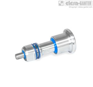 GN 8170-VH Stainless Steel-Indexing plungers knob and pin side hygienic design (full hygiene)