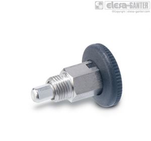 GN 822.1-NI Mini indexing plungers, stainless steel