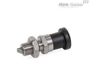 GN 824-BK Posicionadores Sem posição de repouso, com contraporca