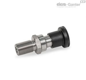 GN 824-C Posicionadores Com posição de descanso, sem contraporca
