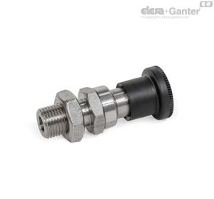 GN 824-CK Posicionadores Com posição de repouso, com contraporca