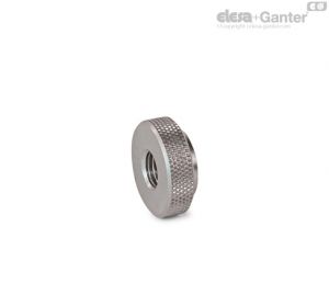 GN 827.1 Porcas de Aço Inoxidável-Recartilhadas