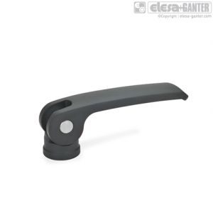 GN 927.4 Clamping levers with eccentrical cam with threaded insert