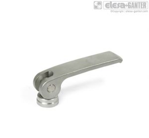 GN 927.7 Stainless Steel-Clamping levers with eccentrical cam with threaded insert