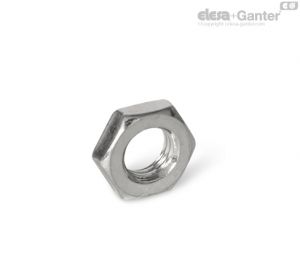 ISO 8675-A4 Thin Hex Nuts Stainless Steel, AISI 316 (A4)