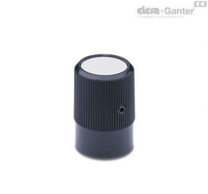 IZP. Controle manípulos recartilhados Lisos