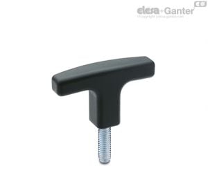 L.652-p T-Handles Threaded stud