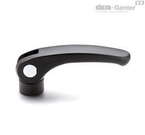 LAC-B Palanca de bloqueo con leva excéntrica Colocación sin tuerca anular ajustable, perno de rotación con agujero roscado de acero zincado