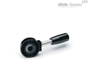 LBR-A Control levers With black-oxide steel boss, plain hole